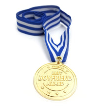 Load image into Gallery viewer, Best Boyfriend Award Souvenir Gift Medal
